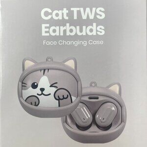 Cat TWS Earbuds w/ Face Changing Case